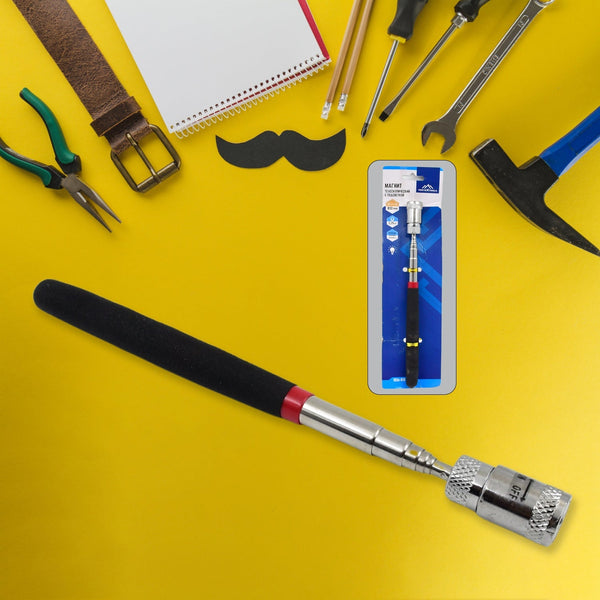 1 Pc Telescopic Pick up Tool Magnetic Mini LED Magnet Tool - luckystorebuy.in