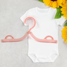 10 Pcs Portable Folding Clothes Hanger Creative Travel Easy to Carry Clothes Hanger for Adults and Children - luckystorebuy.in