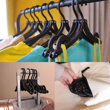 10 Pcs Portable Folding Clothes Hanger Creative Travel Easy to Carry Clothes Hanger for Adults and Children - luckystorebuy.in