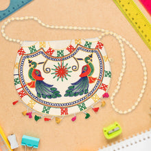 11 inch Handcrafted Cotton Embroidered Shoulder Bag for Girls & women (1 Pc) - luckystorebuy.in