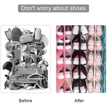 12 Grids Hanging Storage Bag (1 Pc / 12 Pocket / Mix Color) - luckystorebuy.in