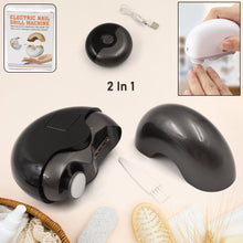 2 - in - 1 Electric Nail Clippers Nail File with Light (1 Pc) - luckystorebuy.in