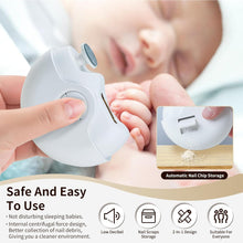 2 - in - 1 Electric Nail Clippers Nail File with Light (1 Pc) - luckystorebuy.in