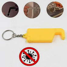 2 in 1 Plastic Keychain with Mobile Stand / Phone Holder (1 Pc / Multicolor) - luckystorebuy.in