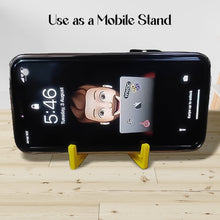 2 in 1 Plastic Keychain with Mobile Stand / Phone Holder (1 Pc / Multicolor) - luckystorebuy.in