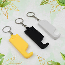 2 in 1 Plastic Keychain with Mobile Stand / Phone Holder (100 Pcs Set / Multicolor) - luckystorebuy.in