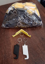 2 in 1 Plastic Keychain with Mobile Stand / Phone Holder (100 Pcs Set / Multicolor) - luckystorebuy.in
