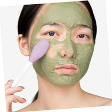 2 - in - 1 Silicone Mask Brush for Cleansing & Mud Mask Application - luckystorebuy.in