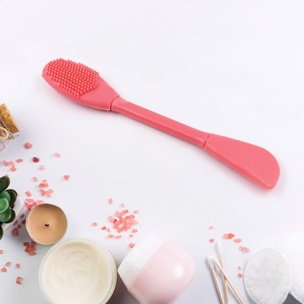 2 - in - 1 Silicone Mask Brush for Cleansing & Mud Mask Application - luckystorebuy.in