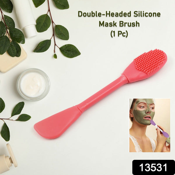 2 - in - 1 Silicone Mask Brush for Cleansing & Mud Mask Application - luckystorebuy.in