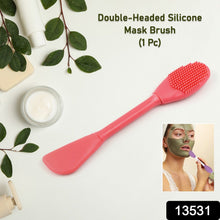 2 - in - 1 Silicone Mask Brush for Cleansing & Mud Mask Application - luckystorebuy.in