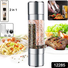 2 - in - 1 Stainless Steel Salt and Pepper Grinder - luckystorebuy.in