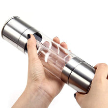 2 - in - 1 Stainless Steel Salt and Pepper Grinder - luckystorebuy.in