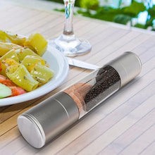 2 - in - 1 Stainless Steel Salt and Pepper Grinder - luckystorebuy.in