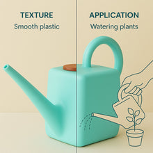 2 Litre Heavy - Duty Plastic Gardening Watering Can with Long Spout & Ergonomic Handle - luckystorebuy.in