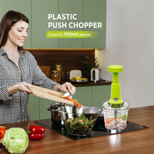 2in1 Press Vegetable Choppers for Kitchen (1100 ML) - luckystorebuy.in