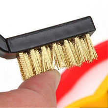 3 Pc Mini Wire Brush Set for cleaning (Brass, Nylon, Stainless Steel Bristles) - luckystorebuy.in