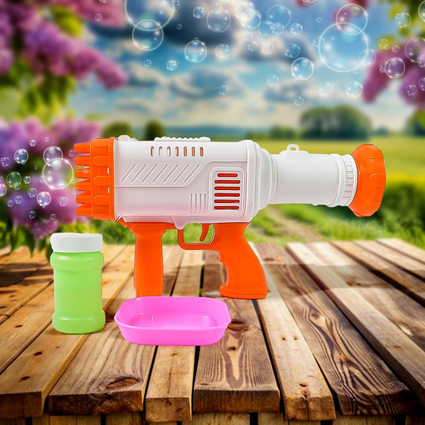 36 Holes Big Rechargeable Powerful Machine Bubble Gun Toys (1 Set) - luckystorebuy.in