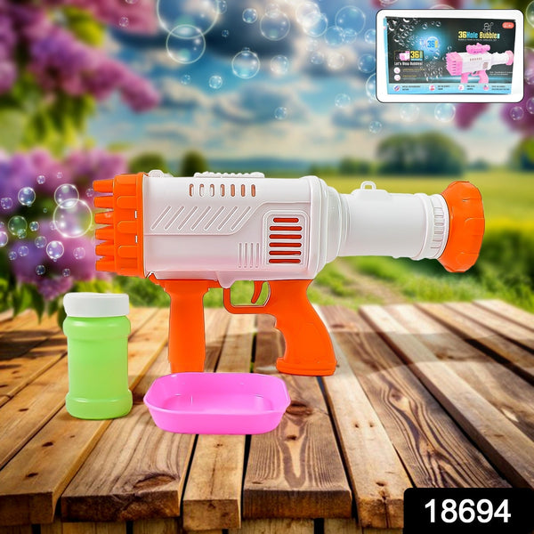 36 Holes Big Rechargeable Powerful Machine Bubble Gun Toys (1 Set) - luckystorebuy.in