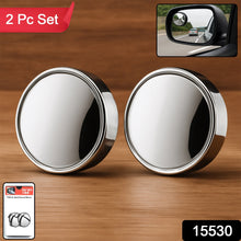 360° Adjustable Blind Spot Mirror for Car Side Rearview (2 Pc) - luckystorebuy.in
