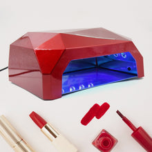 36W LED Nail Dryer, Curing Nail Polish UV Gel Diamond Shaped Nail Dryers (1 Pc) - luckystorebuy.in