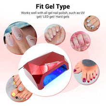 36W LED Nail Dryer, Curing Nail Polish UV Gel Diamond Shaped Nail Dryers (1 Pc) - luckystorebuy.in