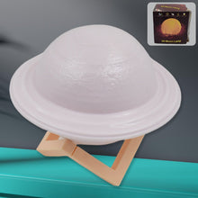 3D Saturn Lamp Home Decoration Bedside Night Light With Base (1 pc / Multicolor) - luckystorebuy.in