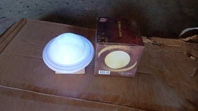 3D Saturn Lamp Home Decoration Bedside Night Light With Base (1 pc / Multicolor) - luckystorebuy.in