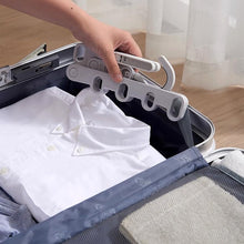 5 - Hole Foldable Clothes Hanger – Robust, Space - Saving Travel Rack - luckystorebuy.in