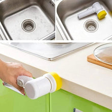 5in1 Home Kitchen Electric Cleaning Brush, Electric Spin Scrubber - luckystorebuy.in