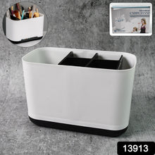 6 Compartment Multi Purpose Organizer Toothbrush Holder Stand Plastic Caddy (1 Pc) - luckystorebuy.in