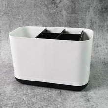 6 Compartment Multi Purpose Organizer Toothbrush Holder Stand Plastic Caddy (1 Pc) - luckystorebuy.in