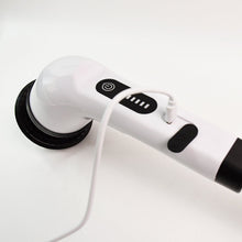 7 - in - 1 Electric Spin Scrubber Cleaning Brush with Extension Handle (1 Set) - luckystorebuy.in