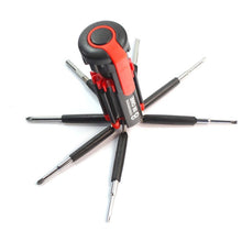 8 in 1 Multi - Function Screwdriver Kit with LED Portable Torch - luckystorebuy.in