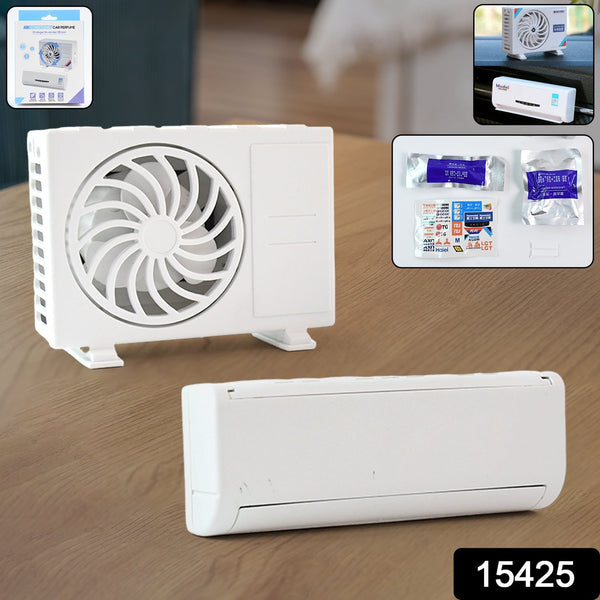 AC Design Solar - Powered Car Air Freshener: Built - in Perfume Diffuser for Dashboard and AC Vent - luckystorebuy.in