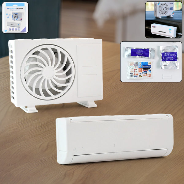 AC Design Solar - Powered Car Air Freshener: Built - in Perfume Diffuser for Dashboard and AC Vent - luckystorebuy.in