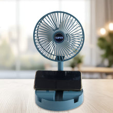 Adjustable Portable Desktop Fan - Telescopic Silent Personal Cooling for Office & Travel (Battery Not Include) - luckystorebuy.in