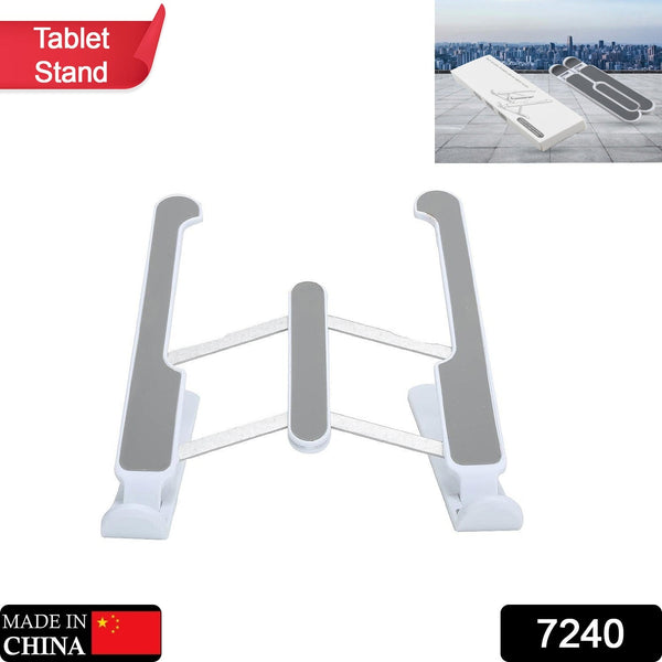 ADJUSTABLE TABLET STAND HOLDER WITH BUILT - IN FOLDABLE LEGS AND HIGH QUALITY FIBRE - luckystorebuy.in