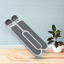 ADJUSTABLE TABLET STAND HOLDER WITH BUILT - IN FOLDABLE LEGS AND HIGH QUALITY FIBRE - luckystorebuy.in