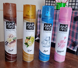 Air Freshener  | Used In Office, Home, Hotels, Banquets, Carpet Etc, Room Spray Air Freshener, Mix Fragrance Lemon, Kiwi, Blossom, Aqua, Cafet (300 Ml Approx / 1 Pc) - luckystorebuy.in