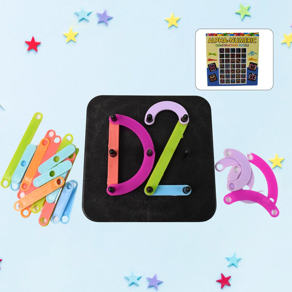Alpha Numeric Puzzle - Alphabet Construction Puzzle - luckystorebuy.in