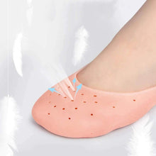 Anti - Crack Full Length Silicone Foot Protector Moisturizing Socks (1 Pair / Mix Size) - luckystorebuy.in