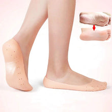 Anti - Crack Full Length Silicone Foot Protector Moisturizing Socks (1 Pair / Mix Size) - luckystorebuy.in