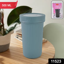 Apex Double Wall Inner Steel Travel Glass (500ml) Approx (1 Pc / Mix Color) - luckystorebuy.in