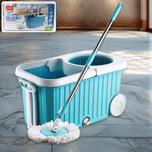 Apex Magic 360° Spin Mop Cleaning System with Stainless Steel Spinner - luckystorebuy.in