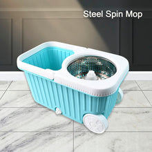 Apex Magic 360° Spin Mop Cleaning System with Stainless Steel Spinner - luckystorebuy.in