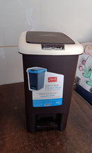 Apex Plastic Push N Pedal Dust Bin | Hands - Free Operation, Compact Design 6.5 Liters (1 Pc / Mix Color) - luckystorebuy.in