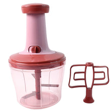 Apex Quba Push Chopper with Stainless Steel Blades (1000ml) - luckystorebuy.in