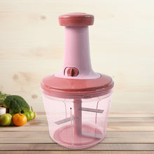 Apex Quba Push Chopper with Stainless Steel Blades (1000ml) - luckystorebuy.in