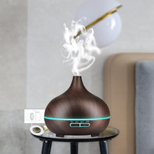 Aromatherapy Humidifier with 7 Colourful LED Light Change (500 ML Capacity / With Remote) - luckystorebuy.in
